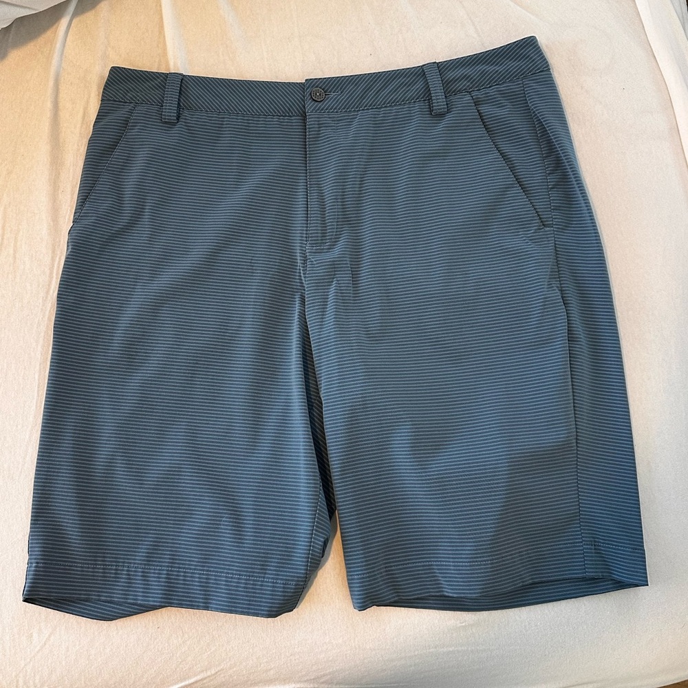 Men's Puma Blue Striped Shorts